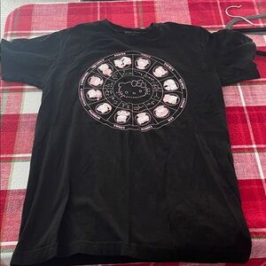 Hello Kitty Black Zodiac Graphic Tee